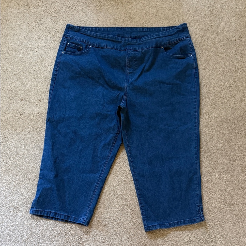 Blair Dark Indigo Denim Capris